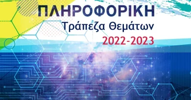 Πληροφορική Γ' Λυκείου 2022-2023. Τρόπος εξέτασης και τράπεζα θεμάτων